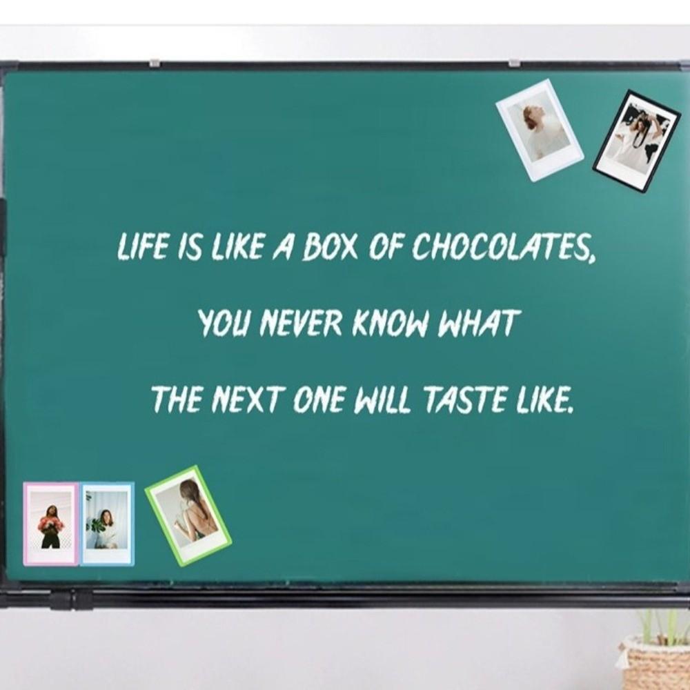 5 Stück Plastik Magnetische Fotorahmen 3-Zoll Foto Tasche Foto Beutel Kühlschrankmagnet Wanddisplay