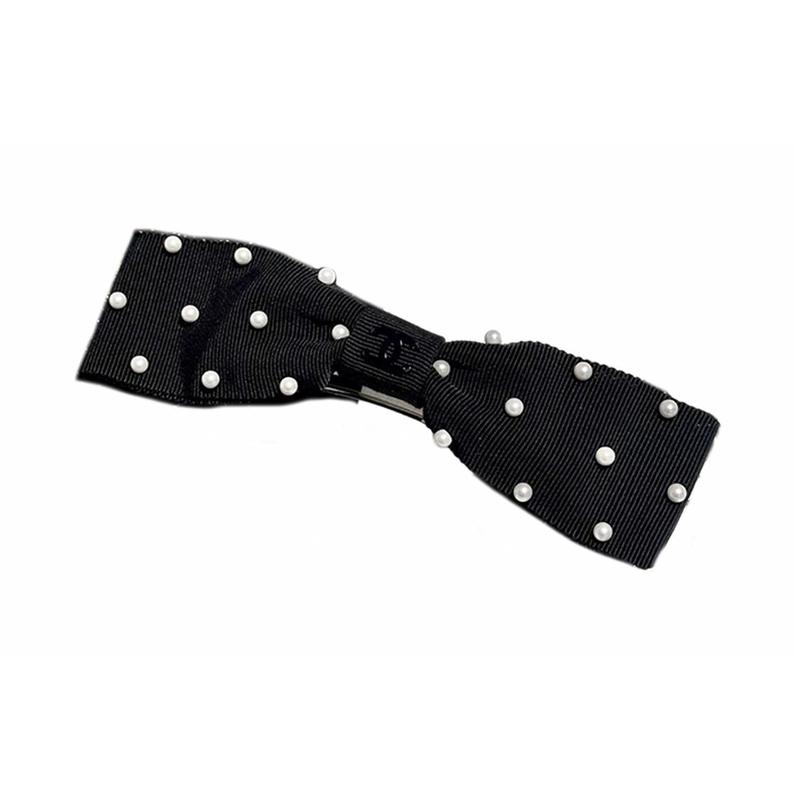 

CHANEL Fashionable Personality Exquisite - Hair Clip Women s Black чорний