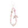 1 Pc Lovely Phone Charm Strap Fashion Crystal Bow Heart Strawberry Short Phone Lanyard Sweet Earphone Pendant Phone Accessories