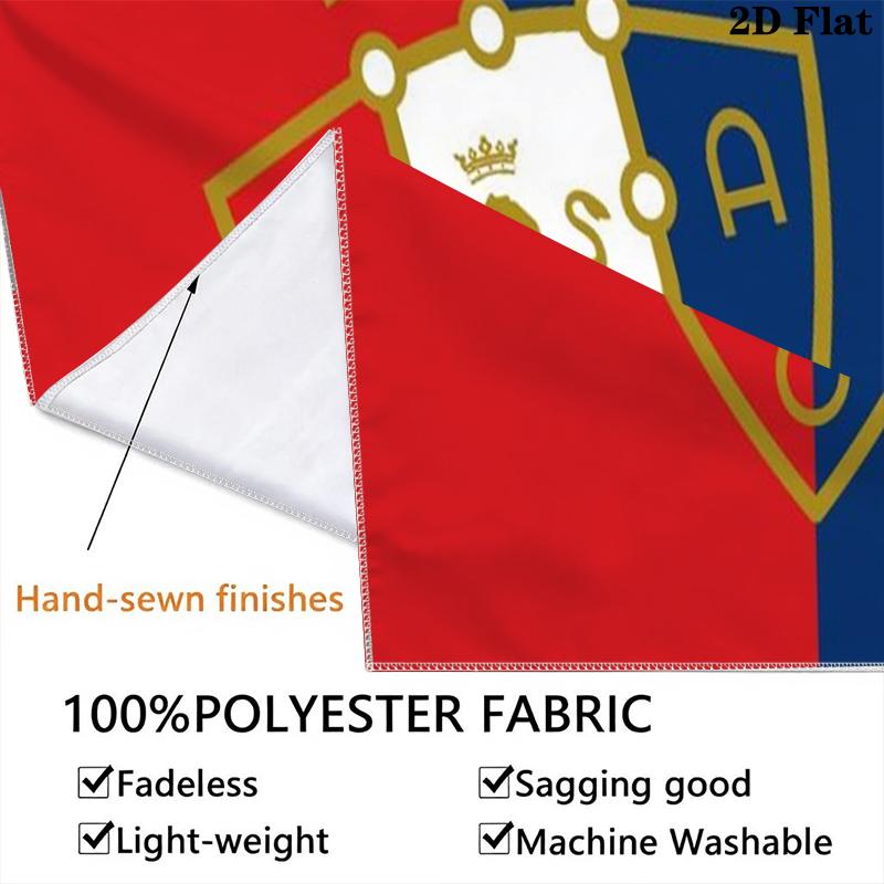 CA Osasuna Wall Tapestry Aesthetic Wall Hanging Printed Fabric Blanket Decorative Tapestries for Bedroom Living Room Home Decor