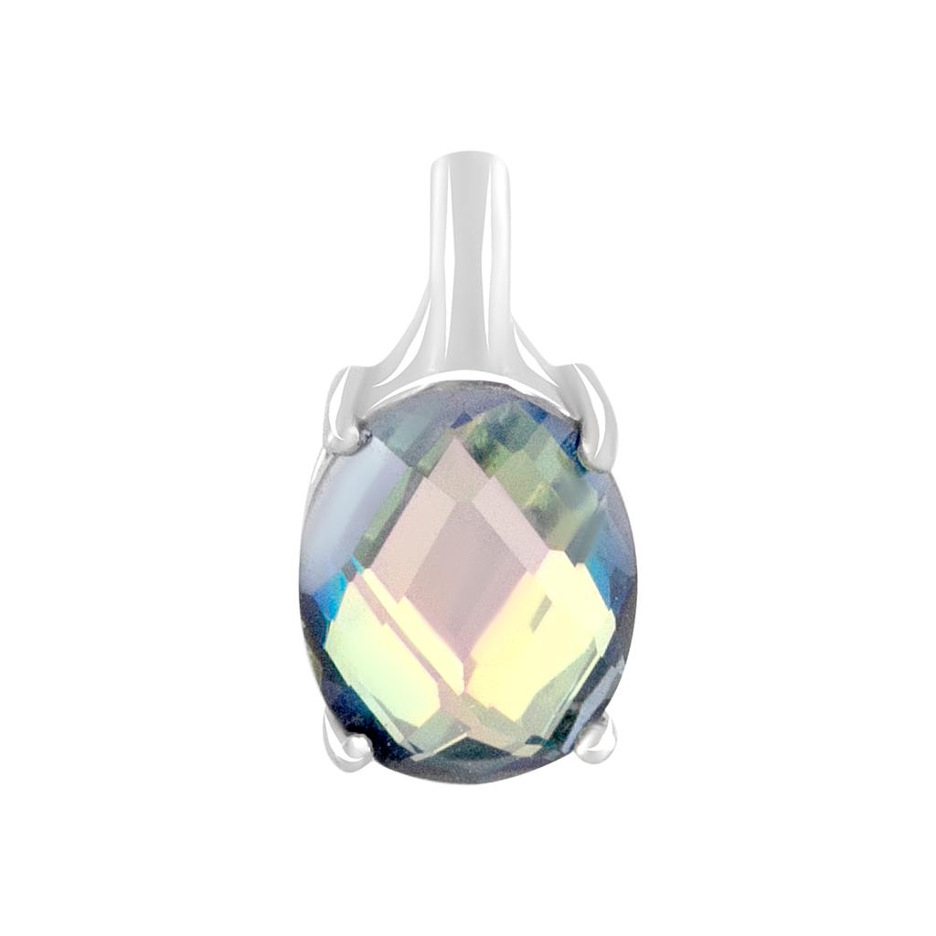 Silver Pendant with Mystic Topaz 1.963ct (2110798)