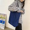 Women's Large Shoulder Tote Bag Denim Handbags Blue Jean Purse Retro Hobo Travel