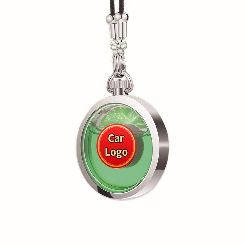 2023 Customize Handmade Hanging Tassel Car Logo Aromatherapy Essential Oil Locket Car Pendant OEM/ODM