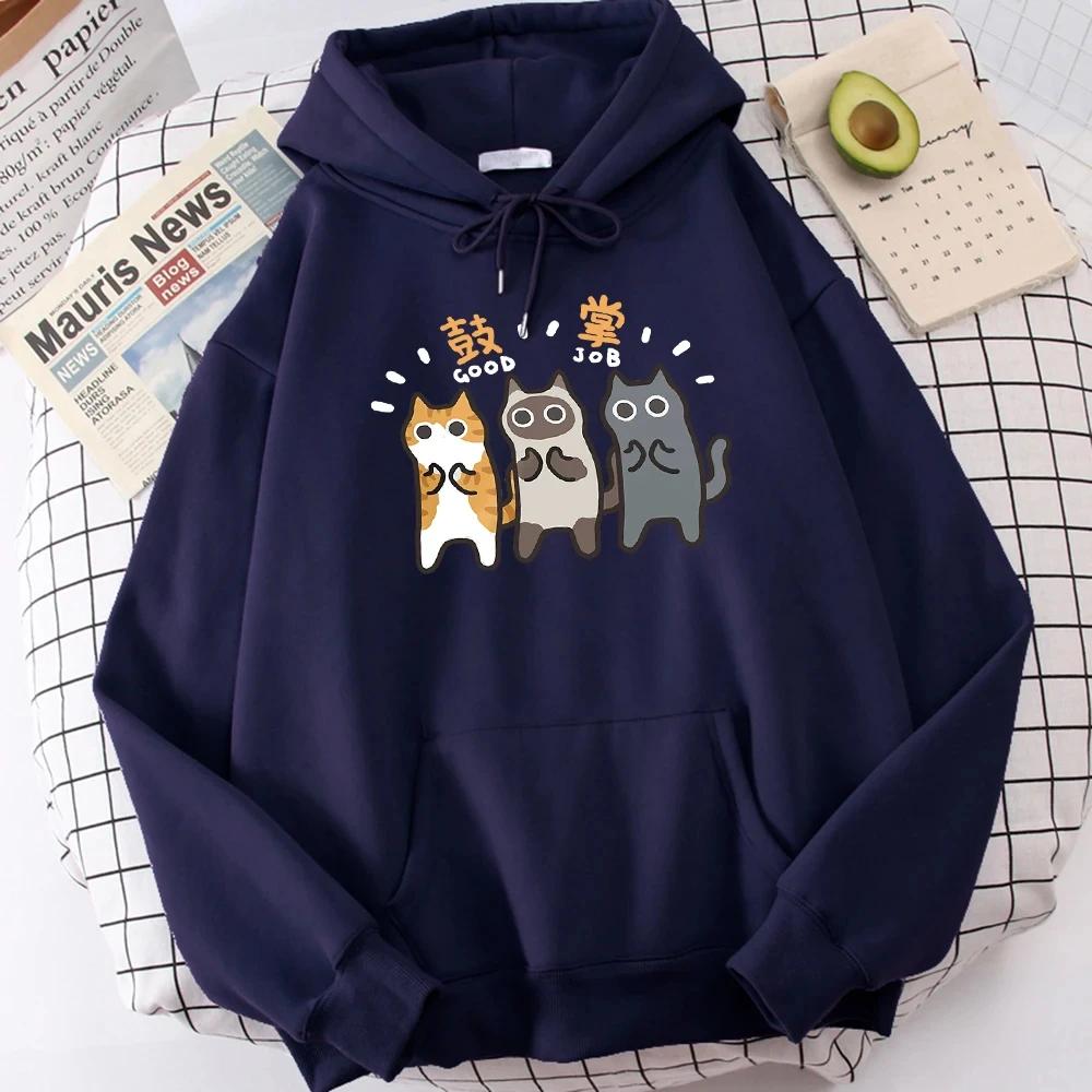 This Men's Fleece Hooded Sweatshirt Is 100% Polyester Fiber Tightly Woven Loose Print for Lazy and Warm