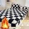 2026 Thick Milk Velvet Quilted Fitted Sheet, Fleece Bed Cover Mattress Protector, Coral Velvet Mattress Cover