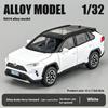 1/32 alloy Toyota RAV4 car toy model, exquisite desktop ornaments, best collection for car model enthusiasts, Halloween gifts