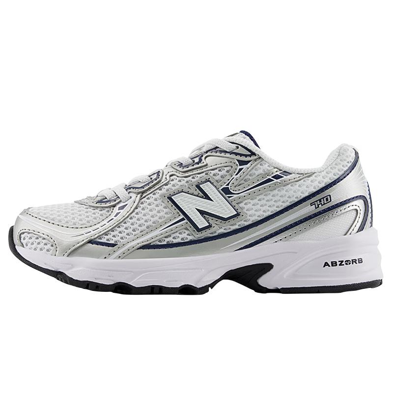 New Balance Kids' 740 Retro Patchwork Sneakers