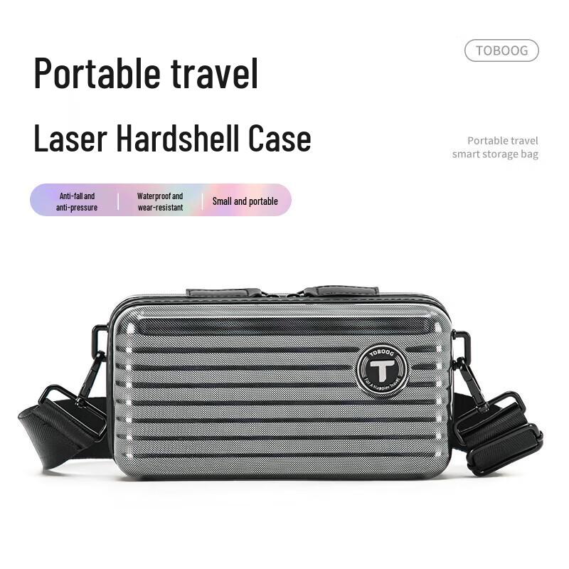 TOBOOG Portable Hard Shell Crossbody Bag TB8859