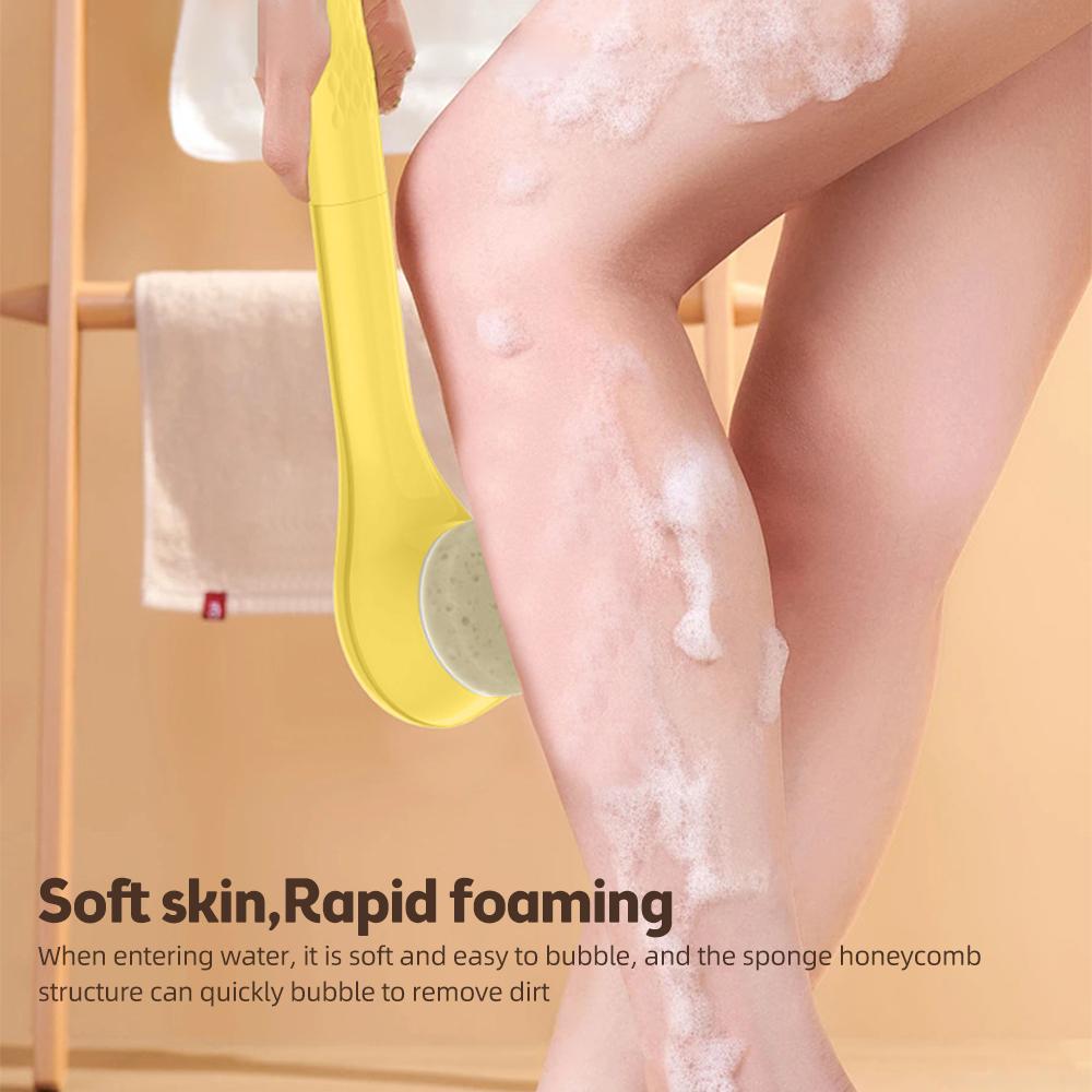 Perie electrică pentru corp Scrubber pentru spate pentru duș Tip-C Reîncărcabilă IPX7 Impermeabil 3 trepte 6-în-1