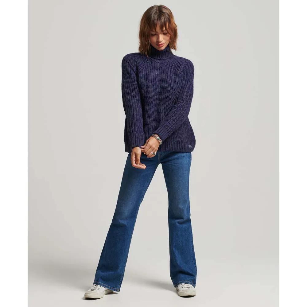 Superdry Slouchy Stitch Roll Neck Sweater
