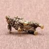 Cobre Antiguo Animal del Zodíaco Oveja Miniatura Muñeca Latón Sólido Cabra Joyería Accesorios Decoración del Hogar Decoración de Escritorio