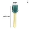 Color Glass Spoon Dessert Ice Cream Salad Handled Spoon Coffee Soup Stirring Spoon Heat And Cold Resistance Spoon