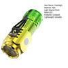 3-LED Mini Flashlight Type-C LED Torch with Magnetic Clip Waterproof Portable Emergency Light Lightweight Work Light for Outdoor Camping Hiking