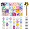Wedding Invitation Tools And Candles Kit Beads with Wax Seal Melting Spoon Set Gift for Craft Lovers Stamp DIY