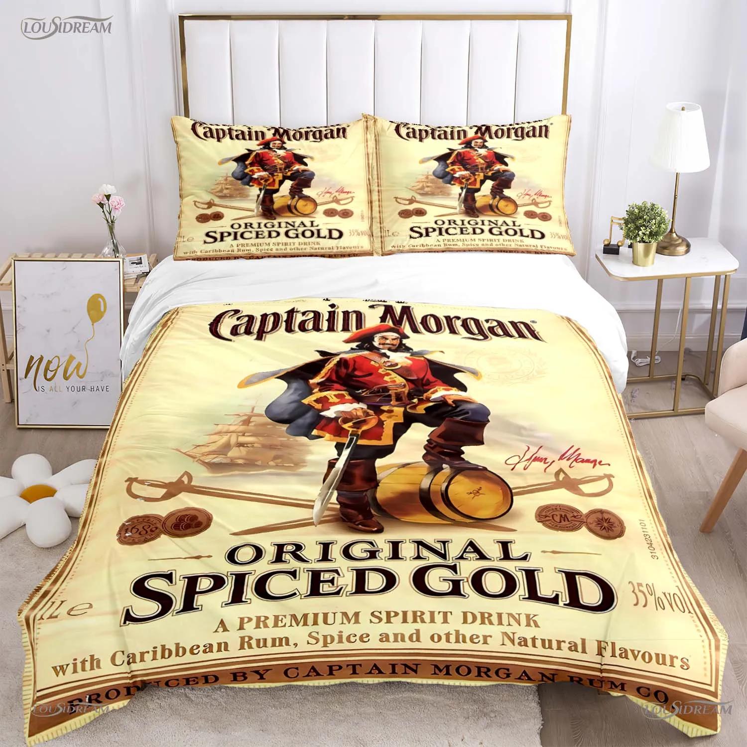 

Captain Morgan Casal All Season Duvet Cover Comforter Bedding Sets Soft Quilt Cover And Pillowcases Boy Single/Double/Queen/King EU Twin 135x200cm