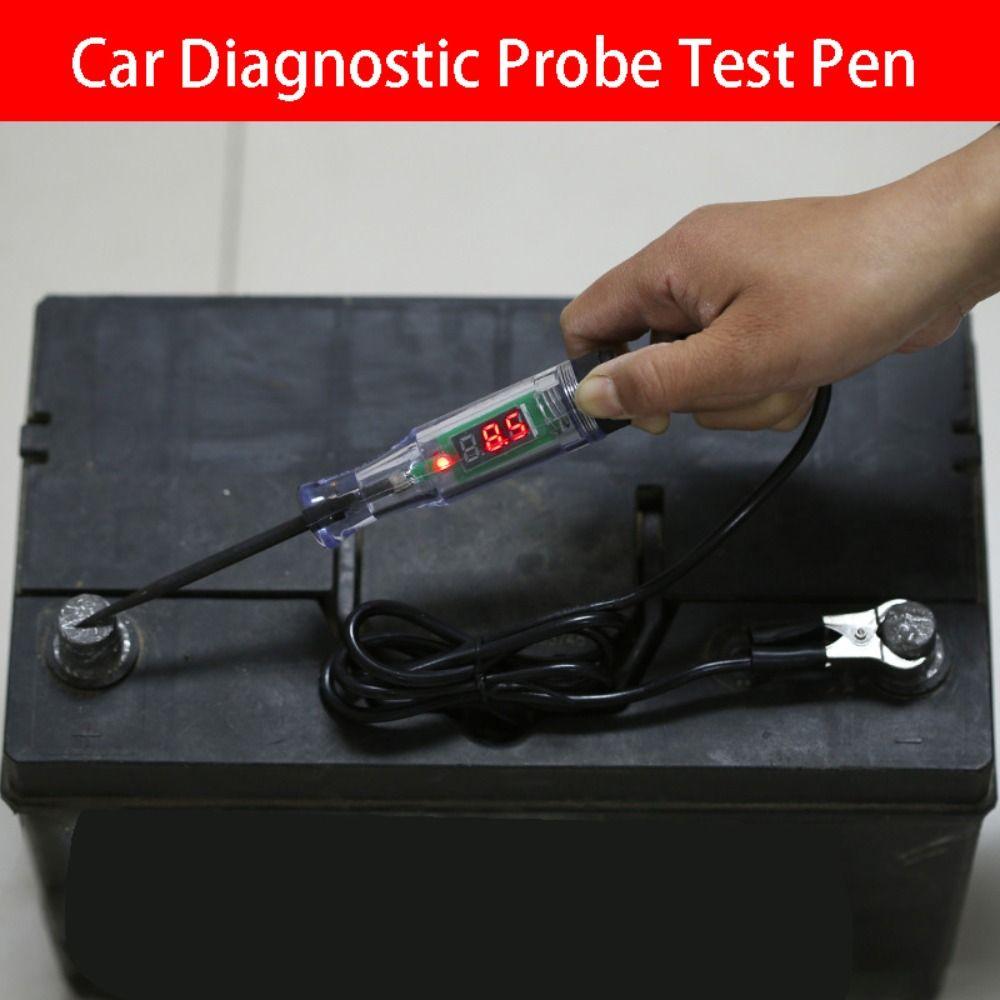 Auto Diagnostic Voltage Circuit Tester 6V 12V 24V Light Bulb Electric Measuring Pen  DC Car Scanner