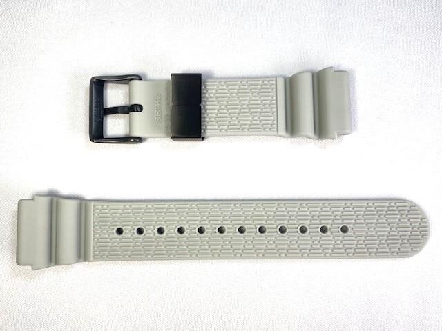 R01X017M9 SEIKO Prospex 22mm Silicone for Band, Gray, SBBN029/ 7C46-0AJ0