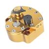 Motorcycle Adjustable Steering Damper Stabilizer Safety Golden Universal