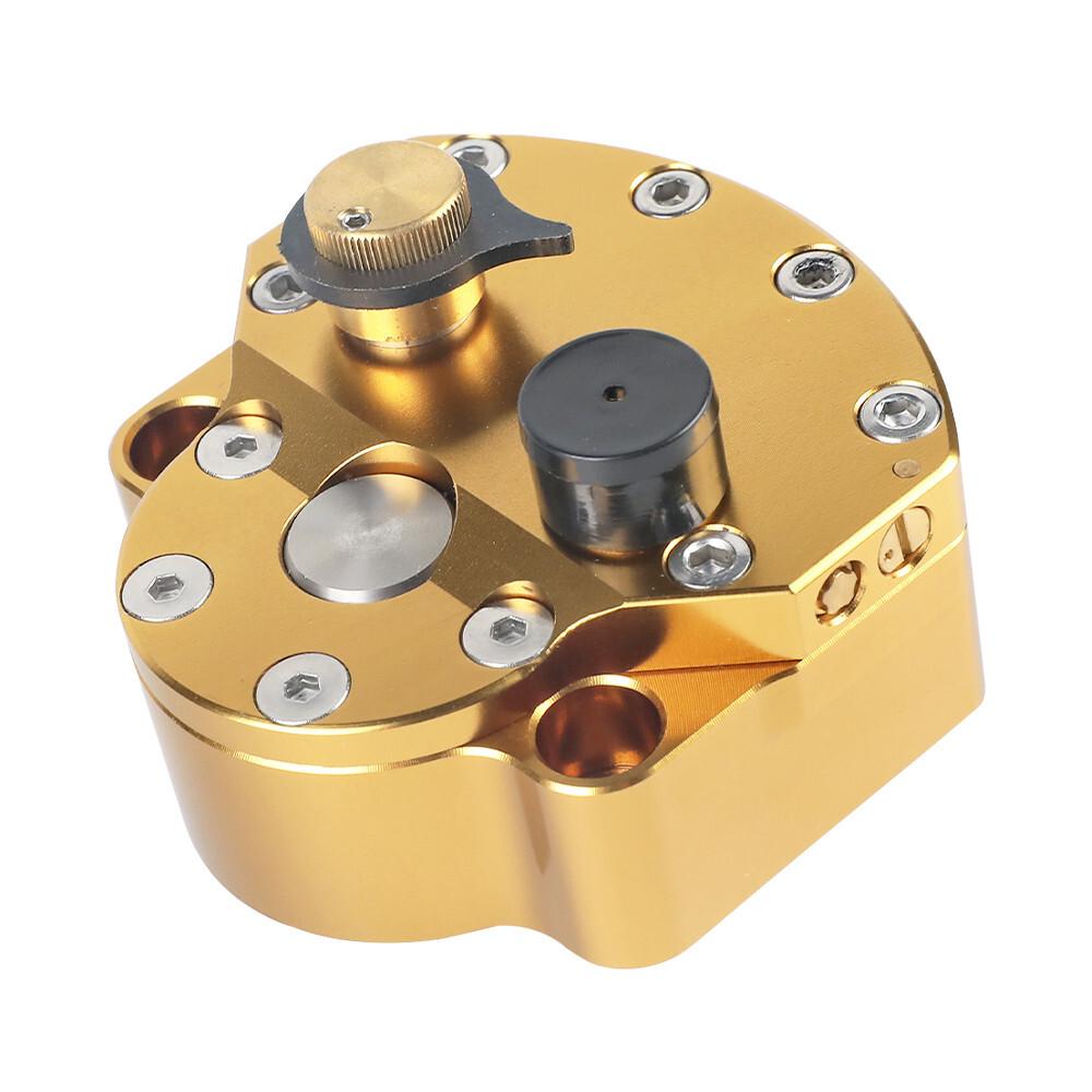Motorcycle Adjustable Steering Damper Stabilizer Safety Golden Universal