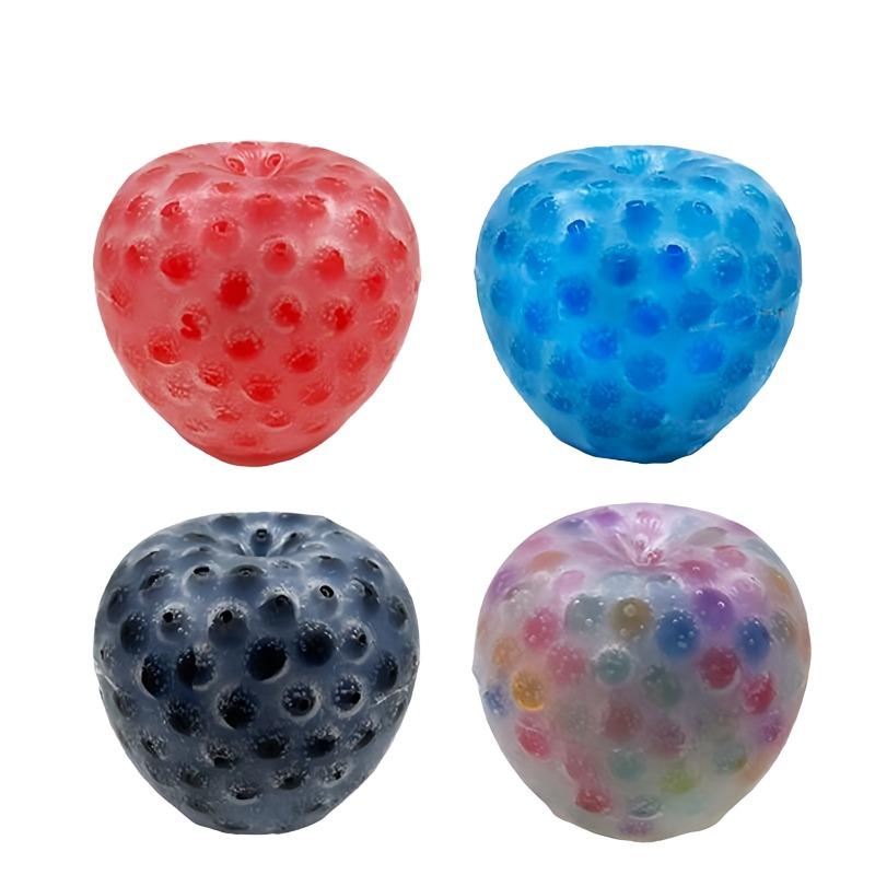 Funny Apple Pimple Popping Fidget Toy Soft Reusable Model Silicone Pimple Sensory Squeeze Toys Squishy Creative Christmas Gift