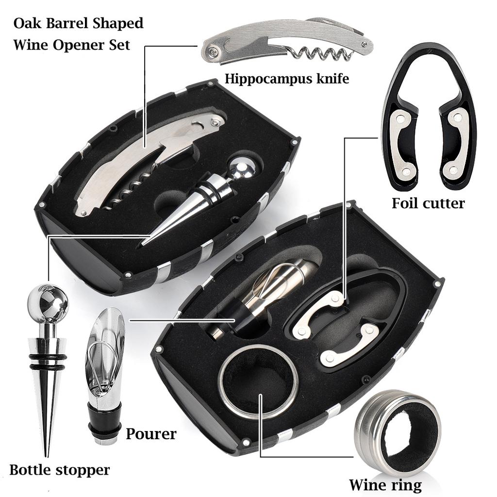 Stainless Steel Wine Bottle Stopper Wine Bottle Vacuum Saver Sealer Opener Preserver Pump Stopper Tools Kitchen Accessories