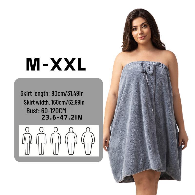 Jupe de bain et peignoir enveloppant grande taille Quick-Dry Cross-300