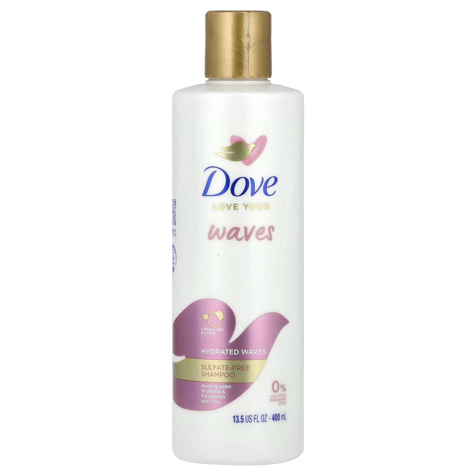 

Dove, Love Your Waves, шампунь без сульфатов, 13,5 жидких унций (400 мл)
