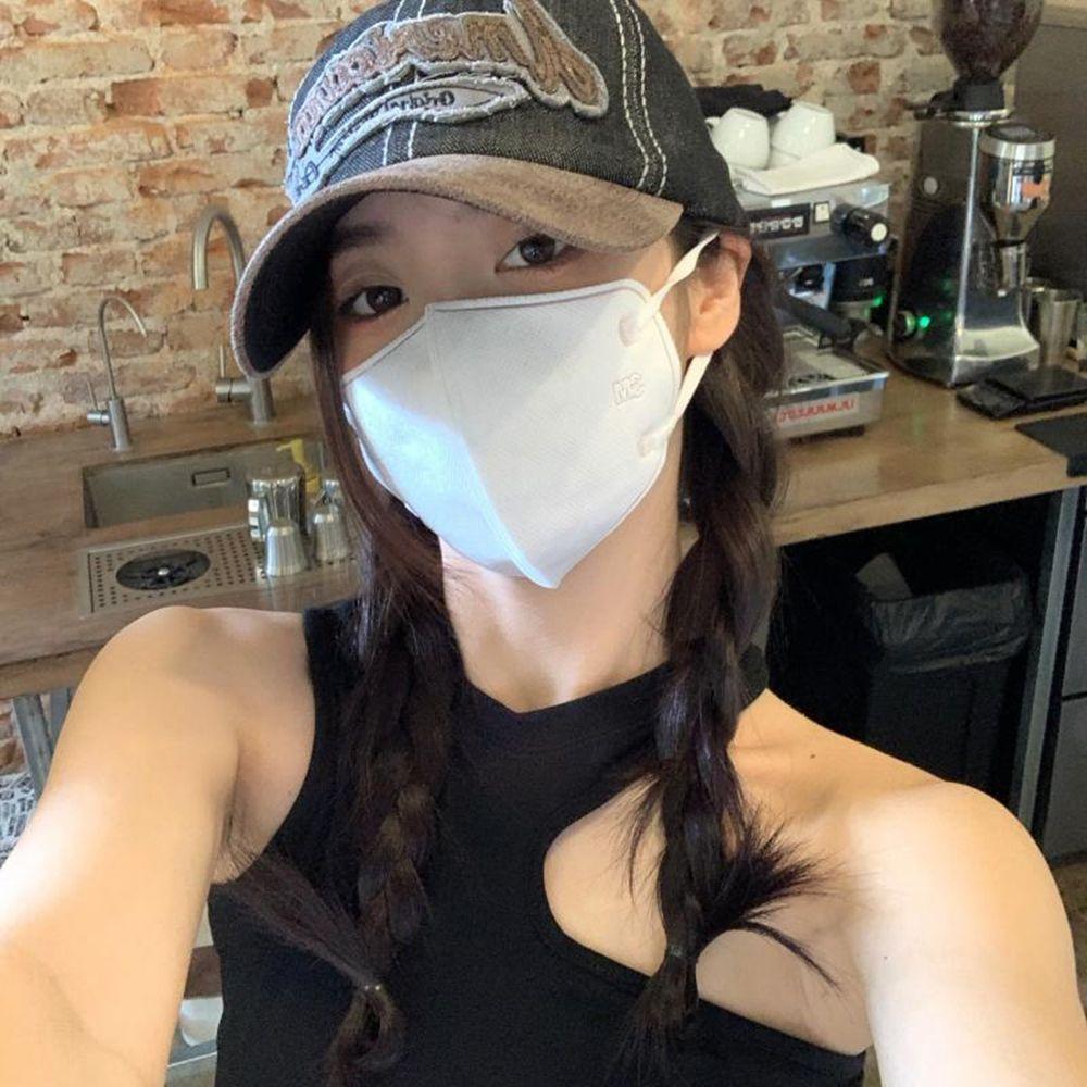 Stil American, Litere Retro, Șapcă Vintage cu Cozorac de Rață, Versatilă pentru Cupluri, Pălărie de Soare, Circumferință Mare a Capului, Față Mică, Șapcă de Baseball Cowboy, Femeie