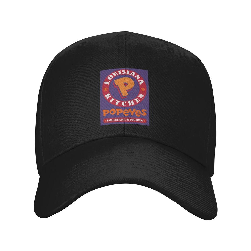 Unisex Baseball Hats Popeyes Louisiana Kitchen Logo Outdoor Streetwear Summer Sports Baseball Caps Hip Hop Cap Casquette Hats
