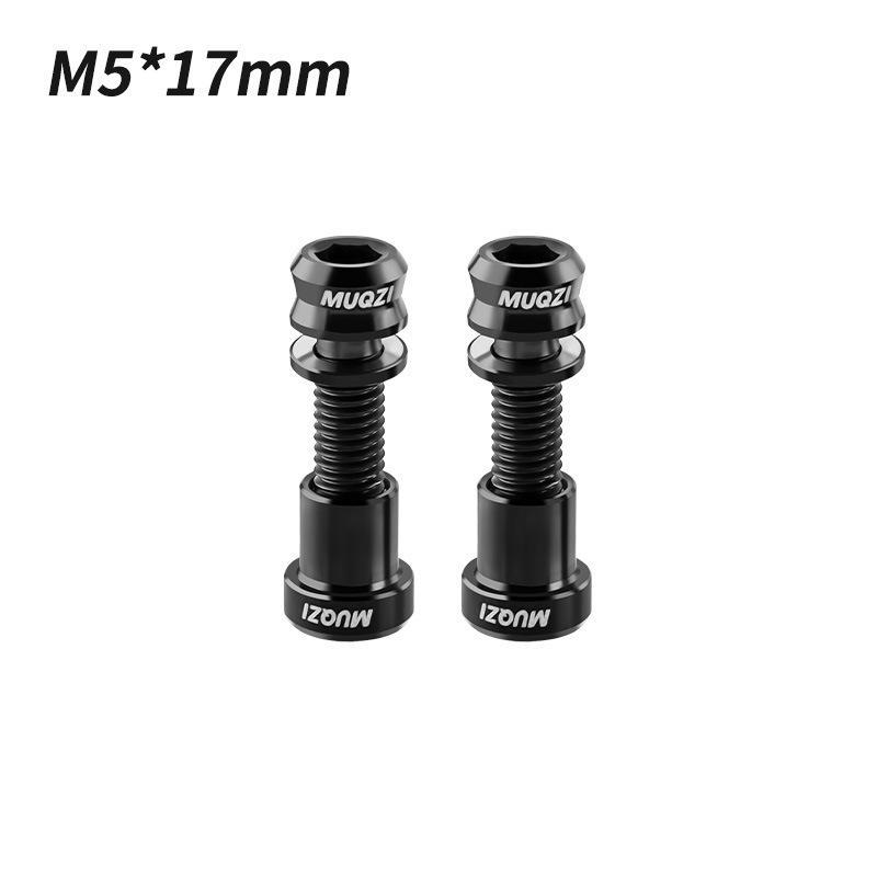 1/2Pcs Titanium Bolt M5X17Mm M5X19Mm Bicycle Nut Titanium Alloy Stem Bolts Road Folding Bike Screw Accessories