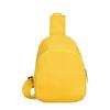 Trendy Solid Color Children's Chest Bag Nylon Casual Crossbody Shoulder Bag Waist Storage Pouch Travel