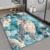 American Style Quick-Dry Ocean Diatom Mud Bath Mat, Absorbent and Dustproof for Bathroom & Entryway Use