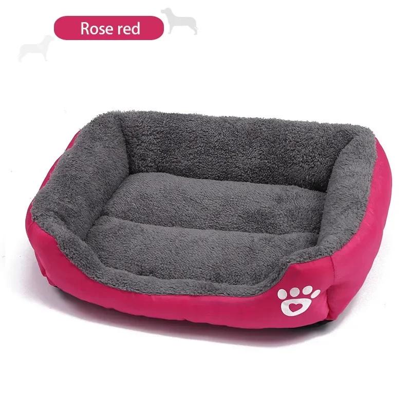 Dog Bed Pets House for Puppy Small Medium Large XXL Supplies Kennel Mat Nesk Sleeping Plush Washable Cat Cushion Products Indoor