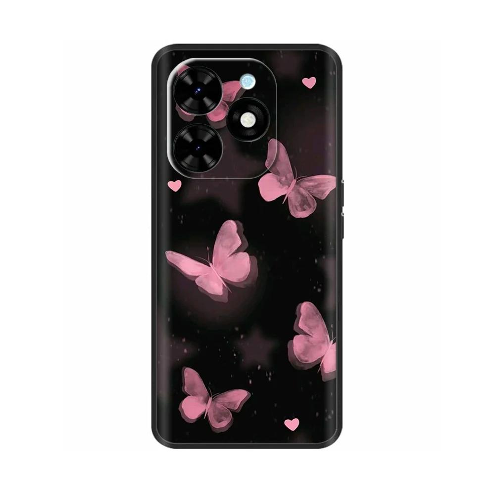 Shockproof Cover For Tecno Spark Go 2024 Case Soft Silicone Animals Painted Back Cover For Techno Spark Go 2024 Case Phone Cover