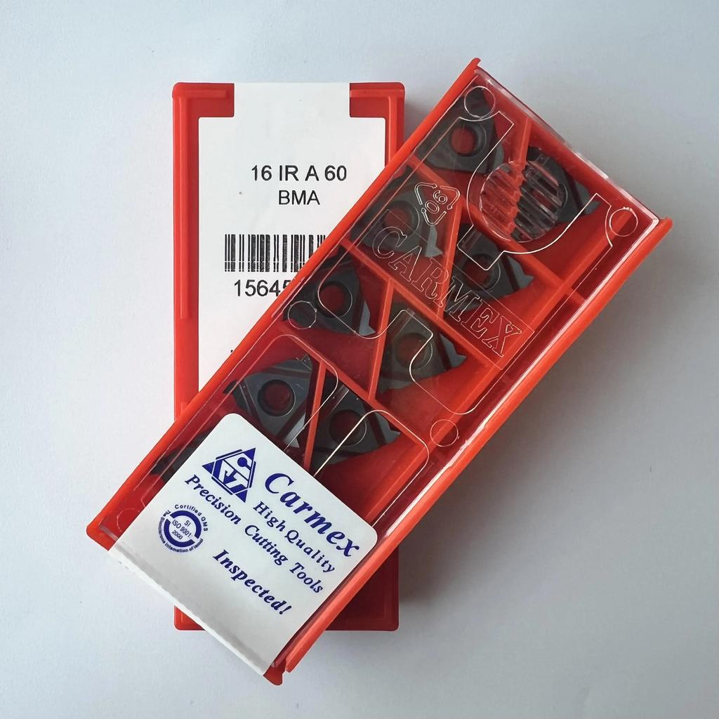 Original / 16IRA60 BMA / Industrial indexable Carbide Inserts 10 Pcs