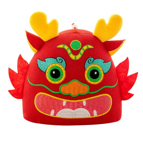 Cartoon Chinese Dragon Hanging Decoration with Tassels 2024 Year of The Dragon New Year 3D Dragon Ornament Pendant Home Decor Spring Festival Gift
