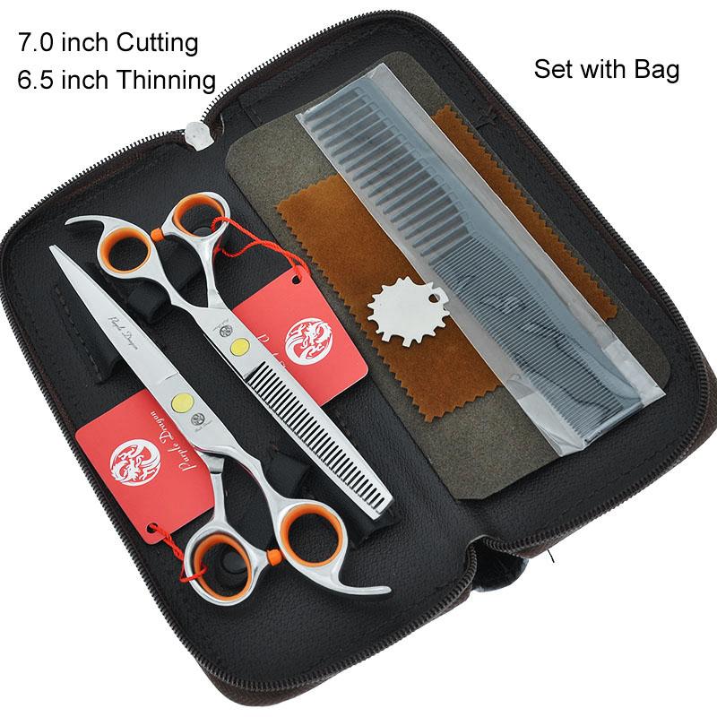 7,0 Zoll große Haarschere Japan 440C Professionelle Friseurschere zum Ausdünnen und Schneiden von Tijeras-Haaren
