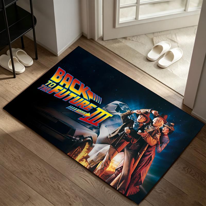 Back To the Future Carpet Non-slip Indoor Mat Suitable for Office Chair Living Room Computer Desk Decorative Home Office Carpet Polyester Fiber Mat 8