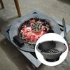 Cast Iron Grill Portable Barbecue Cooking with Material And Convenient Handle Suitable for
