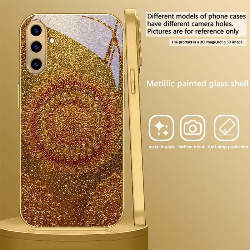 

Золотой Классический Эмблема Для Samsung A 31 32 A33 A34 35 14 A15 13 A16 25 26 50 52 53 54 55 56 70 71 72 73 Золотой стеклянный чехол для телефона Galaxy A21s