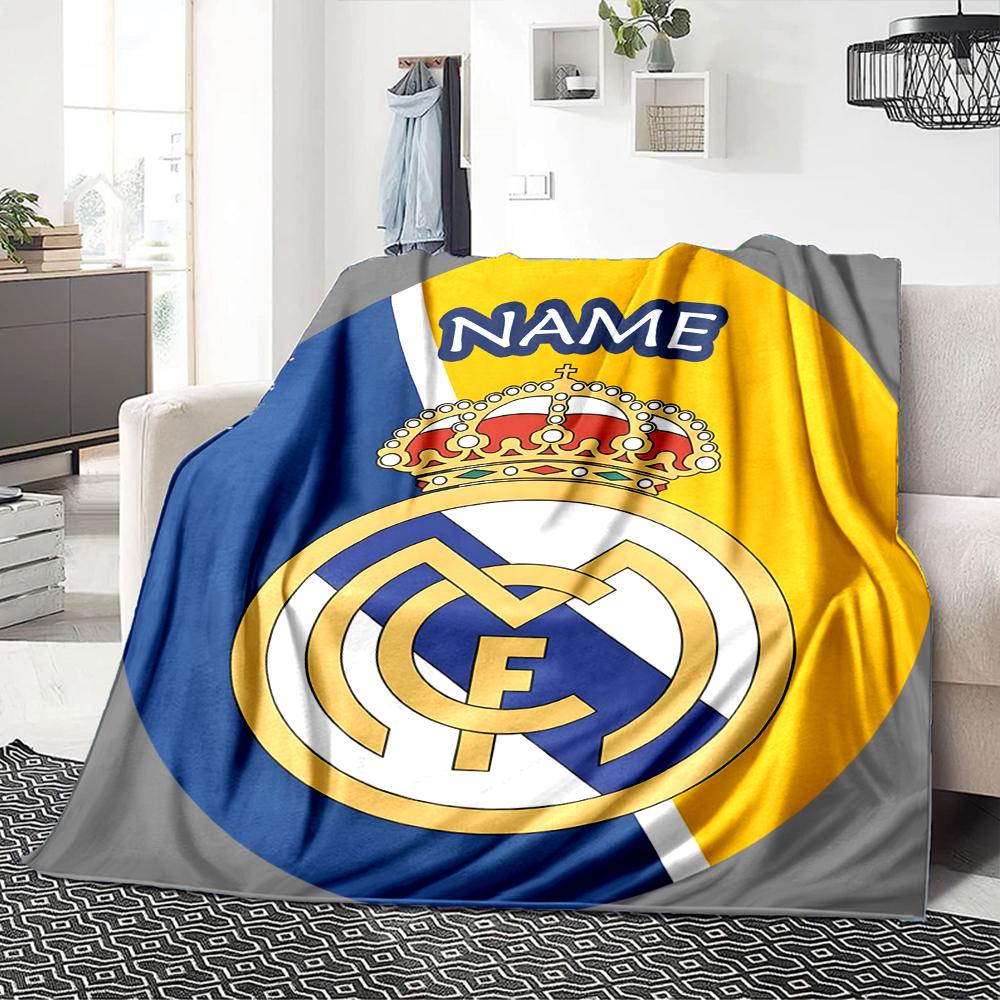 Custom Name Vancouver Whitecaps FC Jersey blanket for Couch & Bed, Plush Cozy Fuzzy Blanket Super Soft & Warm Blankets for Fall and Winter. 0908245