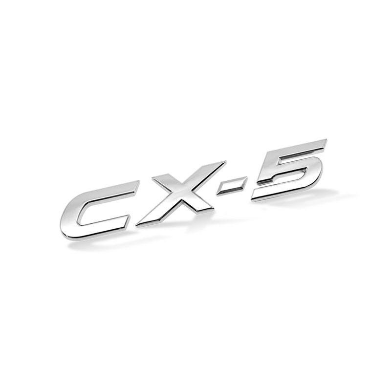 1Pc Car 3D ABS Plastic Chrome Silver/Black CX4 CX5 CX-4 CX-5 Logo Car Side Fender Rear Trunk Emblem Sticker For  Accessories