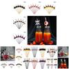 Spooky Halloween Witch And Skull Straws 24pcs Pack