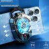 Desktop Semiconductor Dual-Core Mobile Phone Cooler Stand with Large Area Cooling and Fan