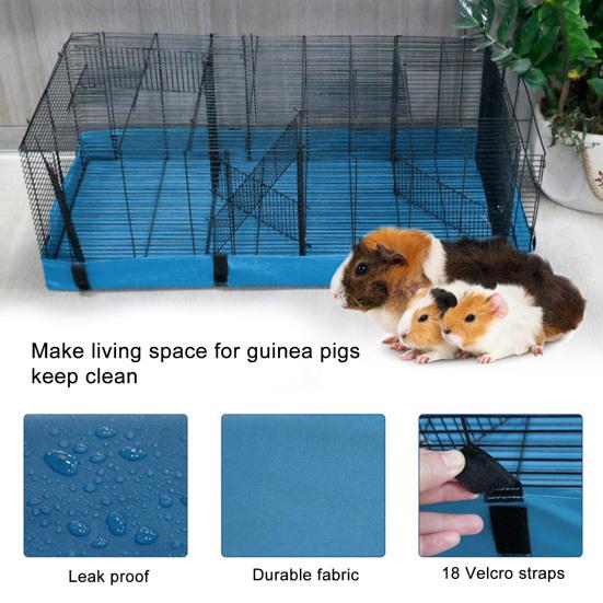 Cage Chassis Mat Leakproof Convenient Easily Clean Comfortable Exquisite No Odor Waterproof Cage Outside Liner Washable Bottom Cover for Hamster