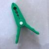 Green Large Insulating Blanket Clip - Stable Line, Fixed Pole, Big Opening
