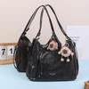 Women'S Pu Leather Bag Multi-Functional Crossbody Shoulder Bag And Handbag Tote With Top Handle  Purse