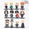 Set of 12 Harry Potter Figurines: Hermione, Ron, Malfoy, Snape, and More