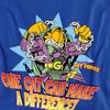 Garfield Unisex Adult Make A Difference Sweatshirt