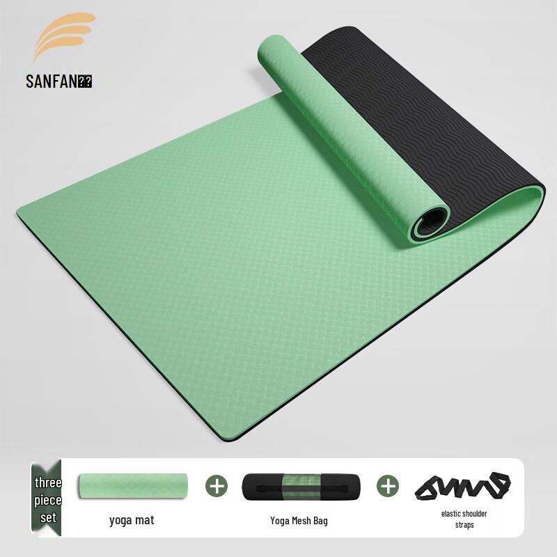 Sanfan Dual-Color TPE Fitness Yoga Mat